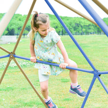 Load image into Gallery viewer, Kids Climbing Dome with Canopy and Playmat - 10 ft Jungle Gym Geometric Playground Dome Climber Play Center, Rust & UV Resistant Steel Supporting 1000 LBS