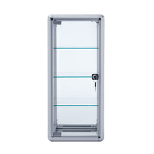 Load image into Gallery viewer, Tempered Glass Counter Top Display Showcase with Sliding Glass Door and Lock,Standard Aluminum Framing with Sliding Glass Door and Lock-display cabinet