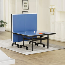 Load image into Gallery viewer, Table Tennis Table - 15mm Professional MDF Indoor Table Tennis Table with Table Tennis Net and Bats etc. Quick Assembly, Single Training Table, 108"L x 60"W x 30"H