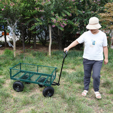 Load image into Gallery viewer, Wagon Cart Garden cart trucks make it easier to transport firewood (green)