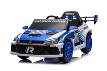 Load image into Gallery viewer, 12V4A 20W*2 one button start, forward and backward, high and low speed, music, front light, power display, two doors can open, 2.4G R/C, seat belt four wheel absorber KIDS RIDE ON CAR