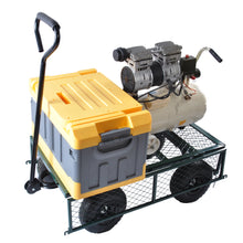 Load image into Gallery viewer, Wagon Cart Garden cart trucks make it easier to transport firewood (green)