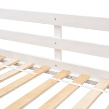 Load image into Gallery viewer, Twin over Twin House Bunk Bed with Roof , Window, Window Box, Door , with Safety Guardrails and Ladder,White