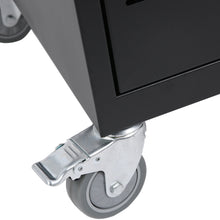 Load image into Gallery viewer, Mobile Charging Cart and Cabinet for Tablets Laptops 30-Device With Combination Lock--Black