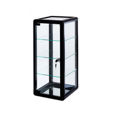 Load image into Gallery viewer, Tempered Glass Counter Top Display Showcase with Sliding Glass Door and Lock,Standard Aluminum Framing with Sliding Glass Door and Lock-display cabinet
