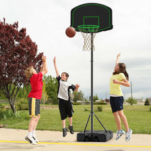 Load image into Gallery viewer, Basketball Hoop System Stand with 30in Backboard, Height Adjustable 60Inch-78Inch for Indoor Outdoor, Fillable Base with Wheels for Kids, Youth