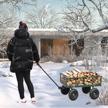 Load image into Gallery viewer, Wagon Cart Garden cart trucks make it easier to transport firewood (green)