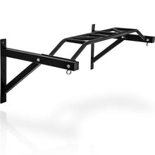 Load image into Gallery viewer, 47" Pull Up Bar Wall Mounted Multi-Grip w/Hangers for Punching Strength Training