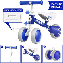 Load image into Gallery viewer, AyeKu Baby Balance Bike Toys for 1 Year Old Boy Gifts Toddler Bike 1st First Birthday Gifts Baby Toys 12-24 Months Kids First Bike