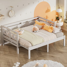 Load image into Gallery viewer, Twin Extending Daybed with Trundle, Wooden Daybed, White