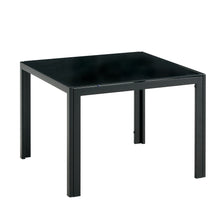 Load image into Gallery viewer, Nesting Coffee Table Set of 2, Square Modern Stacking Table with Tempered Glass Finish for Living Room,Black