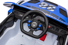 Load image into Gallery viewer, 12V4A 20W*2 one button start, forward and backward, high and low speed, music, front light, power display, two doors can open, 2.4G R/C, seat belt four wheel absorber KIDS RIDE ON CAR