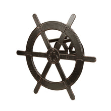 Load image into Gallery viewer, VANORA 20" HOSE HOLDER, Outdoor Shiny Copper Aluminum Ship Wheel Hose Holder