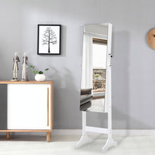 Load image into Gallery viewer, Fashion Simple Jewelry Storage Mirror Cabinet With LED Lights,For Living Room Or Bedroom