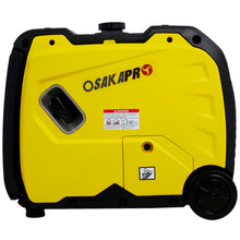 Load image into Gallery viewer, Super quiet Inverter Generator 4500w portable generator electric start, foldable handle with wheel,212cc 4 stroke CARB EPA compliant