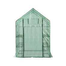 Load image into Gallery viewer, Mini Walk-in Greenhouse Indoor Outdoor -2 Tier 8 Shelves- Portable Plant Gardening Greenhouse (56L x 56W x 76H Inches), Grow Plant Herbs Flowers Hot House
