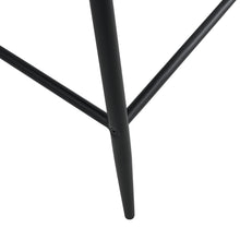 Load image into Gallery viewer, Black Leather Barstool Dining Counter Height Chair Set of 2