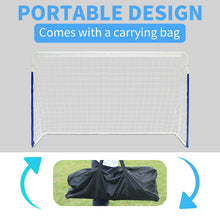 Load image into Gallery viewer, Kids Soccer Goals for Backyard Portable Youth Soccer Goal with Net 8x5 FT