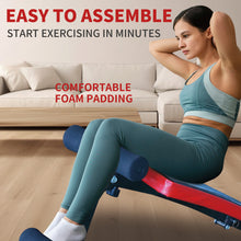 Load image into Gallery viewer, Multi-Position Adjustable Utility Bench for Home Gym Weightlifting and Strength Training, Sit-up Chair Collapsible Design