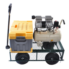 Load image into Gallery viewer, Wagon Cart Garden cart trucks make it easier to transport firewood (green)