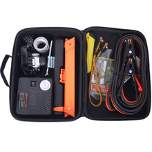 Load image into Gallery viewer, Auto Safety Emergency Kit, Emergency Car Kit with Portable Air Compressor