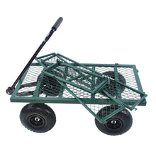 Load image into Gallery viewer, Wagon Cart Garden cart trucks make it easier to transport firewood (green)