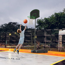 Load image into Gallery viewer, Basketball Hoop System Stand with 30in Backboard, Height Adjustable 60Inch-78Inch for Indoor Outdoor, Fillable Base with Wheels for Kids, Youth