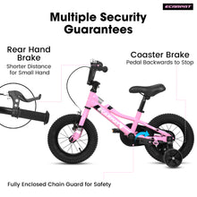 Load image into Gallery viewer, A12117 Kids' Bike 12 Inch Wheels, 1-Speed Boys Girls Child Bicycles For2-3Years, With Removable Training Wheels Baby Toys, Front V Brake, Rear Holding Brake