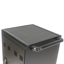 Load image into Gallery viewer, Mobile Charging Cart and Cabinet for Tablets Laptops 30-Device With Combination Lock--Black