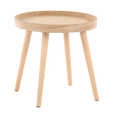 Load image into Gallery viewer, Pebble Mid-Century Modern Side Table Set in Natural Wood by LumiSource