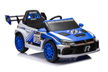 Load image into Gallery viewer, 12V4A 20W*2 one button start, forward and backward, high and low speed, music, front light, power display, two doors can open, 2.4G R/C, seat belt four wheel absorber KIDS RIDE ON CAR