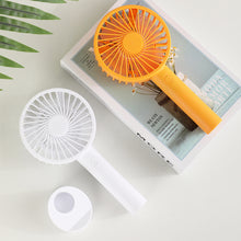 Load image into Gallery viewer, Portable Fan Handheld USB Rechargeable Pocket Air Cooler Mini Fan Quiet Travel Cooler Outdoor Cooling Fan