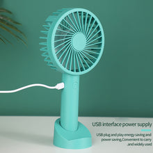 Load image into Gallery viewer, Portable Fan Handheld USB Rechargeable Pocket Air Cooler Mini Fan Quiet Travel Cooler Outdoor Cooling Fan