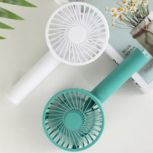 Load image into Gallery viewer, Portable Fan Handheld USB Rechargeable Pocket Air Cooler Mini Fan Quiet Travel Cooler Outdoor Cooling Fan