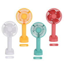 Load image into Gallery viewer, Portable Fan Handheld USB Rechargeable Pocket Air Cooler Mini Fan Quiet Travel Cooler Outdoor Cooling Fan