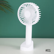 Load image into Gallery viewer, Portable Fan Handheld USB Rechargeable Pocket Air Cooler Mini Fan Quiet Travel Cooler Outdoor Cooling Fan