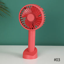 Load image into Gallery viewer, Portable Fan Handheld USB Rechargeable Pocket Air Cooler Mini Fan Quiet Travel Cooler Outdoor Cooling Fan