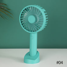 Load image into Gallery viewer, Portable Fan Handheld USB Rechargeable Pocket Air Cooler Mini Fan Quiet Travel Cooler Outdoor Cooling Fan