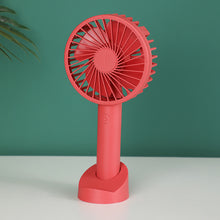 Load image into Gallery viewer, Portable Fan Handheld USB Rechargeable Pocket Air Cooler Mini Fan Quiet Travel Cooler Outdoor Cooling Fan