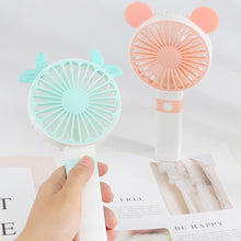 Load image into Gallery viewer, Portable Fan Handheld USB Rechargeable Mini Folding Fan Travel Outdoor Home Office Quiet Collapsible Desk Air Cooler Fan