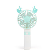 Load image into Gallery viewer, Portable Fan Handheld USB Rechargeable Mini Folding Fan Travel Outdoor Home Office Quiet Collapsible Desk Air Cooler Fan