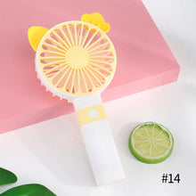 Load image into Gallery viewer, Portable Fan Handheld USB Rechargeable Mini Folding Fan Travel Outdoor Home Office Quiet Collapsible Desk Air Cooler Fan