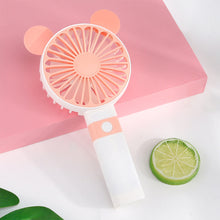 Load image into Gallery viewer, Portable Fan Handheld USB Rechargeable Mini Folding Fan Travel Outdoor Home Office Quiet Collapsible Desk Air Cooler Fan