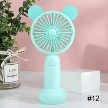 Load image into Gallery viewer, USB Rechargeable Handheld Mini Fan Air Cooler Electric Cooling Fan Travel Outdoor Office Light-weight Pocket Fan