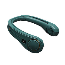 Load image into Gallery viewer, Mini Portable Bladeless Neck Fan 4000mah Rechargeable Air Cooler Cooling Fan Wearable Neckband Hanging Sports Fans