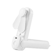 Load image into Gallery viewer, Multi-Function Portable Handheld Fan Nano Spray Fan USB Chargeable Mini Fan Facial Steamer Air Cooler Desktop Fan