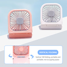 Load image into Gallery viewer, 3000mah Hanging Neck Fan USB Rechargeable Handheld Fan Adjustable Desktop Fan Air Cooler for Home Office Outdoor Travel