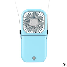 Load image into Gallery viewer, 3000mah Hanging Neck Fan USB Rechargeable Handheld Fan Adjustable Desktop Fan Air Cooler for Home Office Outdoor Travel