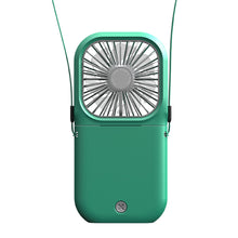Load image into Gallery viewer, 3000mah Hanging Neck Fan USB Rechargeable Handheld Fan Adjustable Desktop Fan Air Cooler for Home Office Outdoor Travel