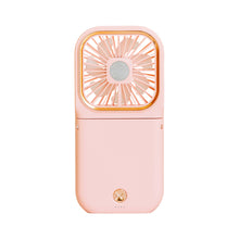 Load image into Gallery viewer, 3000mah Hanging Neck Fan USB Rechargeable Handheld Fan Adjustable Desktop Fan Air Cooler for Home Office Outdoor Travel